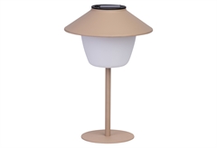 Επιτραπέζιο Ηλιακό Φωτιστικό Nattera με Διακόπτη Μπεζ