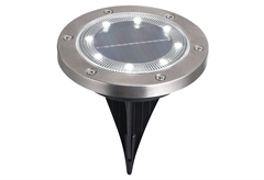 Σετ Ηλιακό Φωτιστικό Σποτ Nattera Deck Inox 2 τμχ