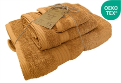 Σετ Πετσέτες Μπάνιου Ionion Tender 3τμχ Μουσταρδί