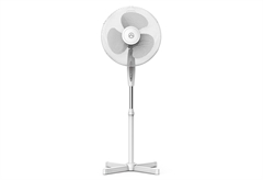 Wellio WSF-40RN Ανεμιστήρας Ορθοστάτης Φ40cm Λευκός