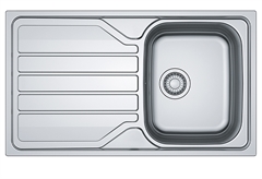 Franke Flash 611 Νεροχύτης 78x50cm Inox