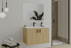 Έπιπλο Μπάνιου με Καθρέπτη Drop Toscana 75cm