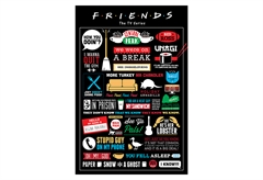 Αφίσα Pyramid Friends Infographic 91.5x61cm