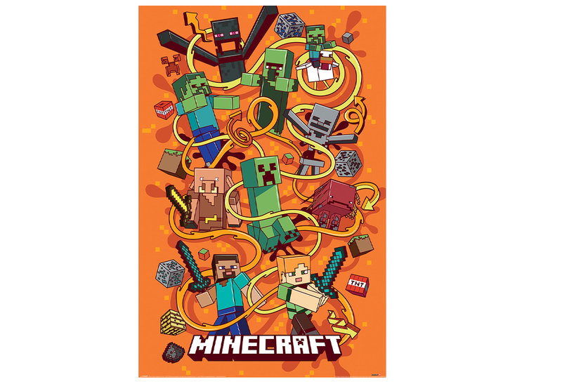 Αφίσα Pyramid Minecraft 91.5x61cm