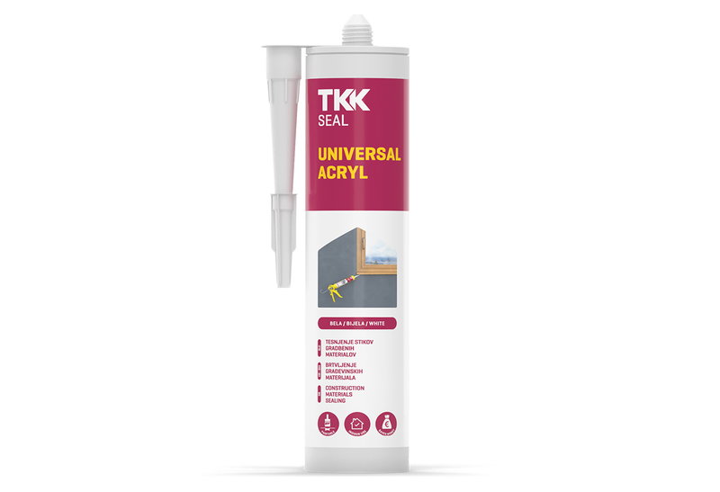 Σφραγιστικό Ακρυλικό Γενικής Χρήσης TKK Universal Acryl 260ml Λευκό