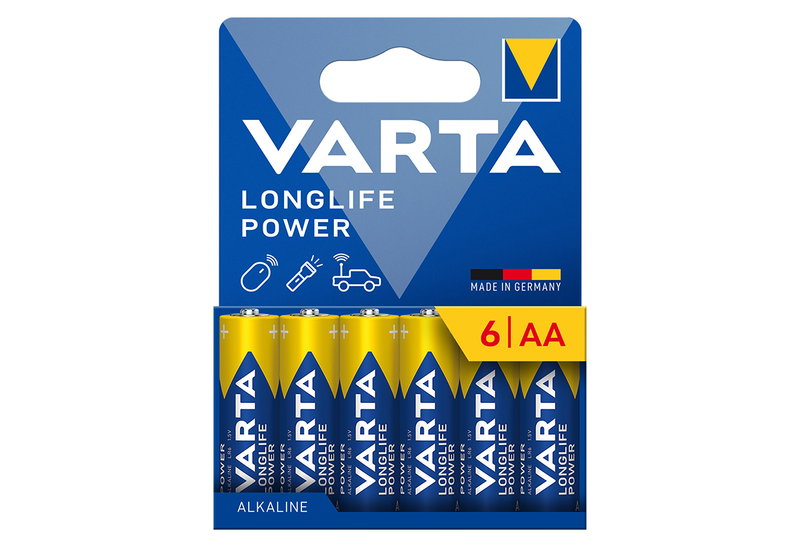 Μπαταρία Αλκαλική Varta Longlife Power AA 6τμχ