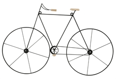 Διακοσμητικό Τοίχου Ostaria Bike 70x46cm