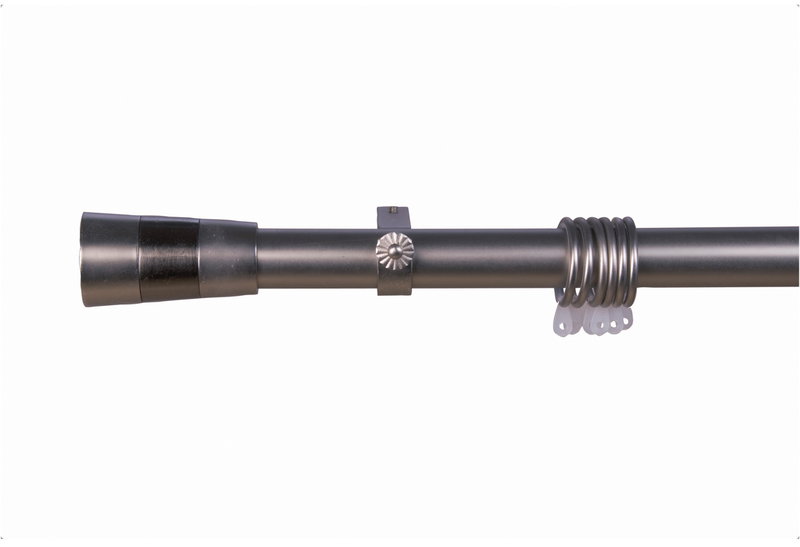 Κουρτινόβεργα Central Home King Επεκτεινόμενη Φ25/28mm 140/240cm Χρωμέ