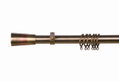 Κουρτινόβεργα Central Home King Επεκτεινόμενη Φ25/28mm 140/240cm Μπρονζέ