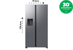 Samsung RS70F65KETEF Bespoke AI Ψυγείο Ντουλάπα