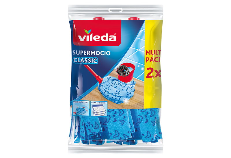 Σετ Ανταλλακτικά Σφουγγαρίστρας Vileda Classic 2τμχ