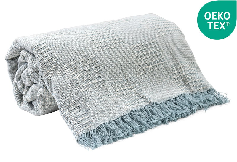 Ριχτάρι Easy Home Shiva 270x180cm Γαλάζιο