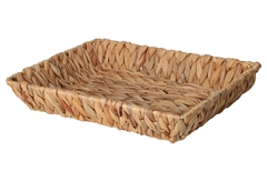 Διακοσμητικό Καλάθι Ψάθινο Μ33xΠ25x6cm