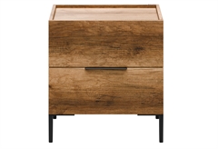 Κομοδίνο Adore Frame Μ55xΠ44xΥ59cm Καρυδί