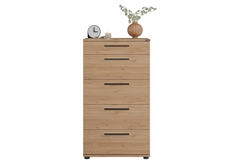 Συρταριέρα Adore Delos με 5 Συρτάρια Μ60xΠ44xΥ108cm Natural