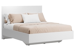 Κρεβάτι Διπλό Adore Benefit Λευκό για Στρώμα 200x160cm