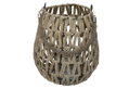 Διακοσμητικό Φανάρι Πλεκτό Σχοινί Φ23x27cm Natural