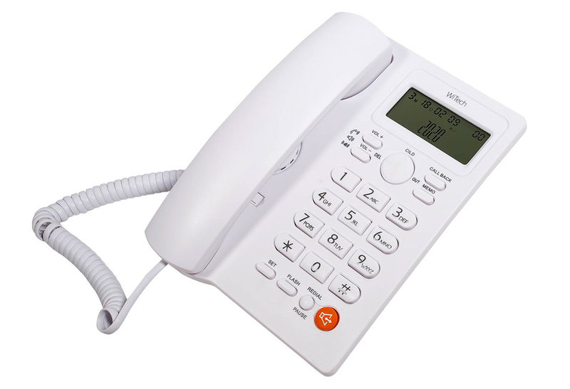 Witech WT-2010 Ενσύρματο Τηλέφωνο Μαύρο