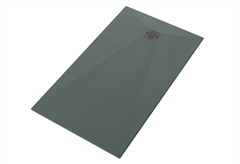 Βάση Ντουσιέρας Tema Glass Stone Παραλληλόγραμμη 100x80cm Ανθρακί