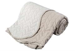 Κουβερλί Διπλό Easy Home Εκρού 230x220cm 2 Όψεων