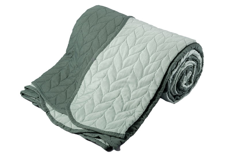Κουβερλί Διπλό Easy Home Μέντα 230x220cm 2 Όψεων