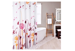 Κουρτίνα Μπάνιου Dizas Miracle 180x180cm Flowers