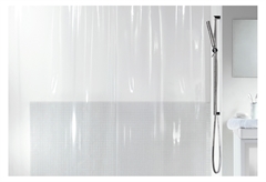 Κουρτίνα Μπάνιου Rainbow Crystal 180x200cm Διάφανη