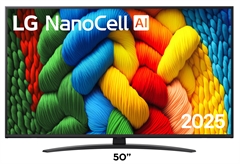 LG 50NANO81A6A 4K UHD Smart Τηλεόραση 50"