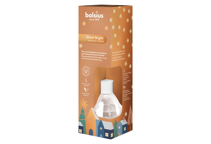 Αρωματικό Χώρου Bolsius True Glow Silent Night 60ml Hazelnut Vanilla