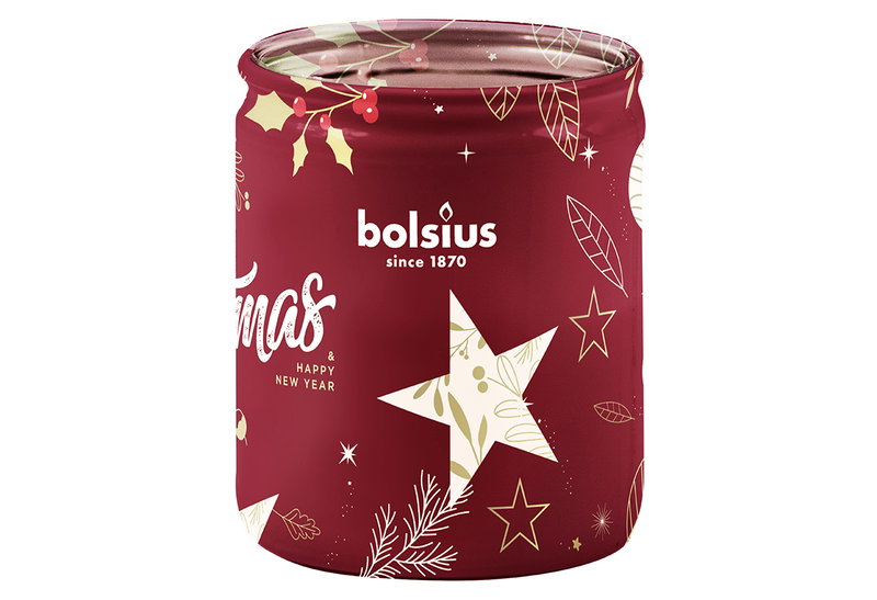 Αρωματικό Κερί σε Ποτήρι Bolsius Christmas Starlight Cranberry