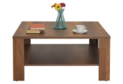 Τραπέζι Adore Delos Καρυδί Μ90xΠ90xΥ42cm