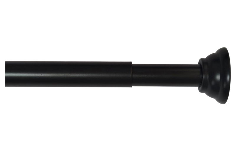 Κουρτινόβεργα Πίεσης Central Home 80/125cm Μαύρο Ματ