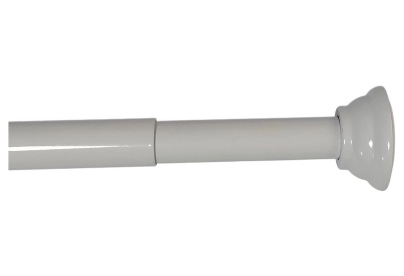 Κουρτινόβεργα Πίεσης Central Home 80/125cm Λευκό Ματ