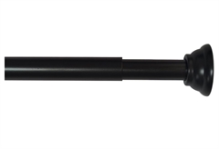 Κουρτινόβεργα Πίεσης Central Home 120/210cm Μαύρο Ματ