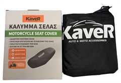 Κάλυμμα Σέλας Μηχανής Αδιάβροχο Kaver Small 100x65cm Μαύρο