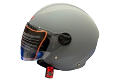 Κράνος Μηχανής Jet Kaver Ανθρακί Medium