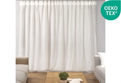 Κουρτίνα Hemithea by Praktiker 290x200cm Ιβουάρ με Τρέσα
