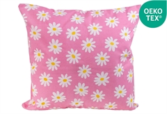 Διακοσμητικό Μαξιλάρι Zakartex Kids Μαργαρίτες 45x45cm Ροζ