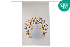 Κουρτίνα Zakartex Σκαντζόχοιρος Kids 280x150cm Εκρού με Τρουκς