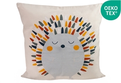 Διακοσμητικό Μαξιλάρι Zakartex Kids Σκαντζόχοιρος 45x45cm Εκρού