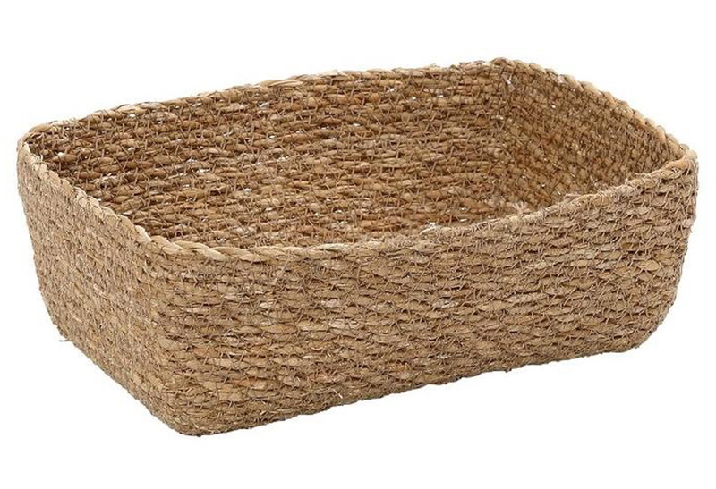 Καλάθι Οβάλ Espiel Seagrass Μ20xΠ14xΥ6cm