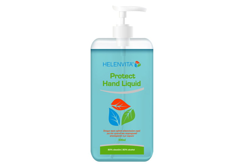 Αντισηπτικό Χεριών Helenvita Protect Hand Liquid 500ml