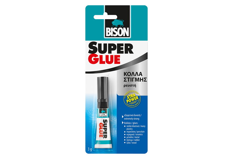 Κόλλα Στιγμής Bison Super Glue 3gr