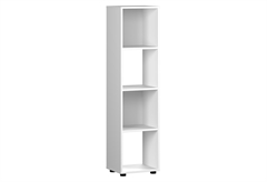Βιβλιοθήκη Adore Cubik Μ35.7xΠ30xΥ138cm Λευκή