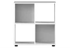 Βιβλιοθήκη Adore Cubik Μ70xΠ30xΥ72cm Λευκή