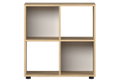 Βιβλιοθήκη Adore Cubik Μ70xΠ30xΥ72cm Natural