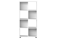 Βιβλιοθήκη Adore Cubik Μ70xΠ30xΥ140.5cm Λευκή