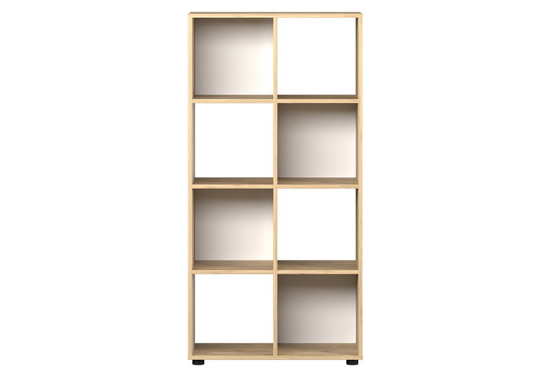 Βιβλιοθήκη Adore Cubik Μ70xΠ30xΥ140.5cm Natural