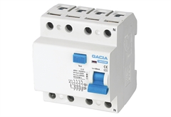 Ρελέ Gacia Διαρροής 4x63A 30mA Type AC