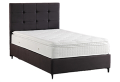 Κρεβάτι Ημίδιπλο Interium Monaco με Αποθηκευτικό Χώρο Γκρι για Στρώμα 200x120cm